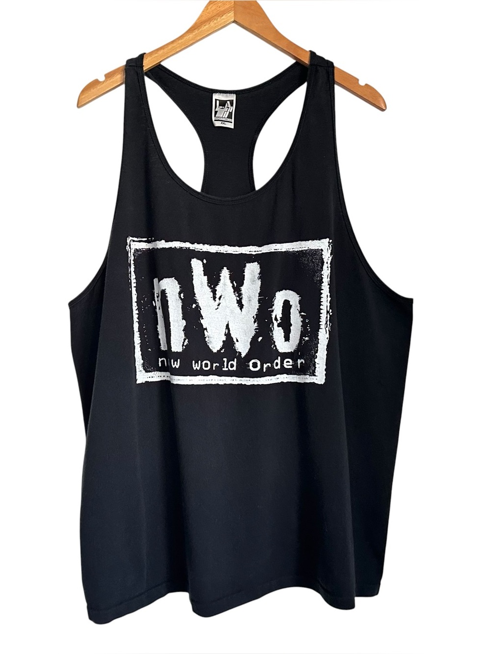 Vintage NWO New World Order Mens Tank Top XXL Black Shirt WCW Wrestling USA